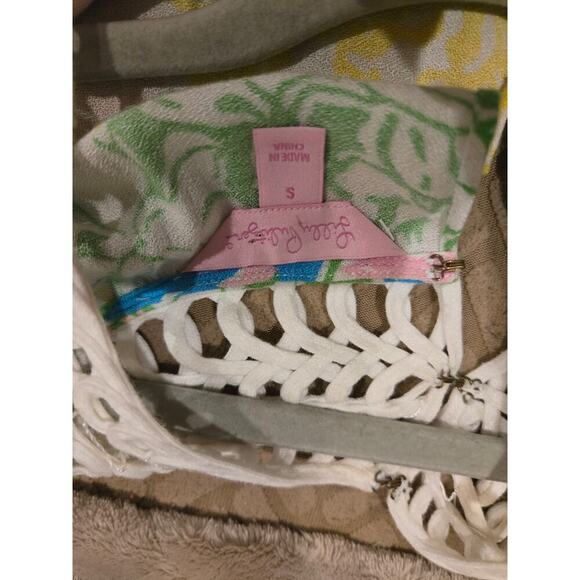 Lilly Pulitzer Women's S Jillie Floral Swing Dress Multicolor Short Spring - Picture 9 of 10